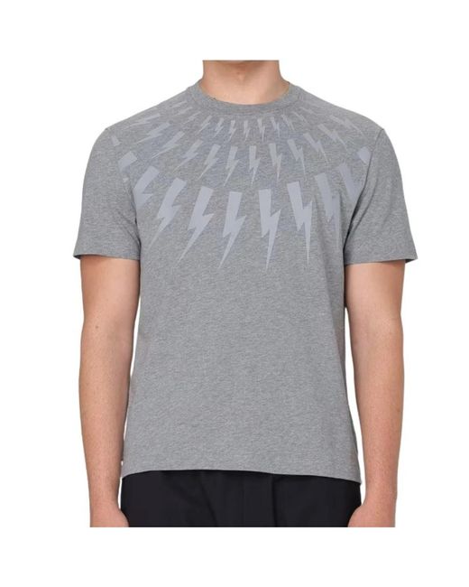 Neil Barrett Stilvolle graue t-shirts und polos in Gray für Herren