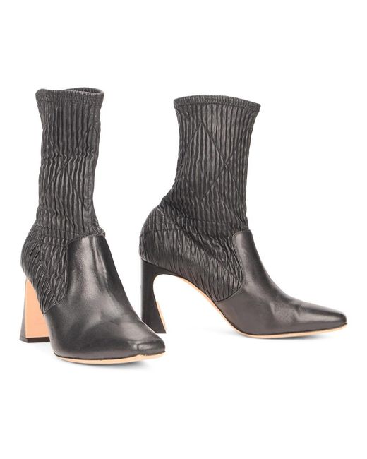 Alberta Ferretti Gray Heeled Boots