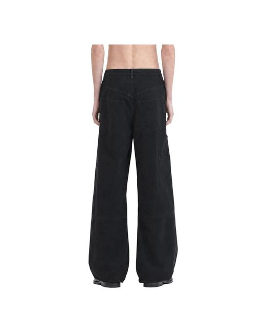 Marni Black Wide Trousers for men