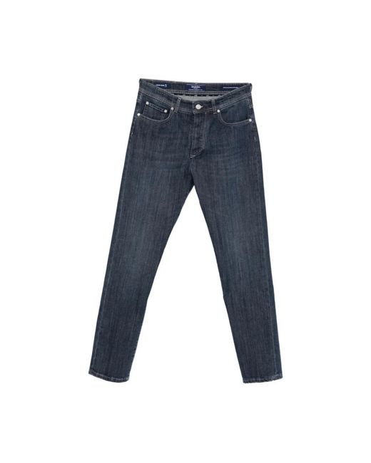 Barba Napoli Blue Slim Fit Jeans for men