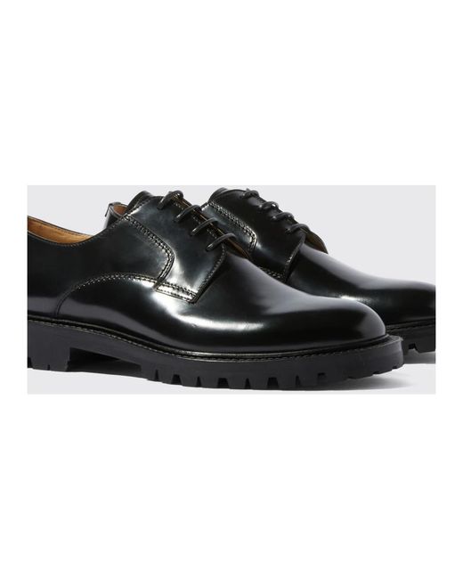 Scarosso Black Laced Shoes for men