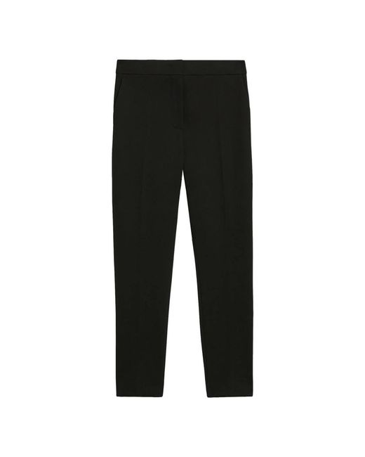 Max Mara Broeken ,Zwart ,Zwarte Pledge Elegant Modejurk in het Black