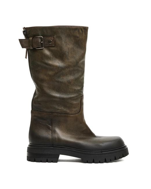 Elena Iachi Green High Boots