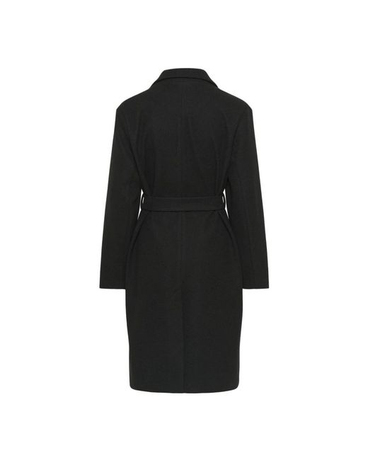 Kaffe Black Belted Coats