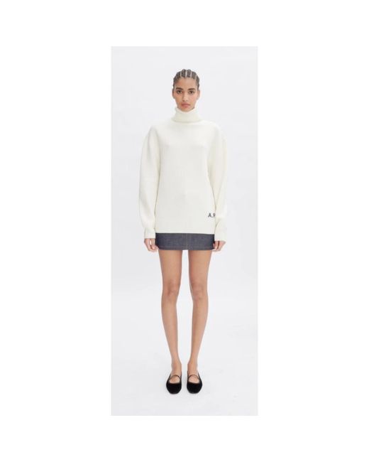 A.P.C. White Turtlenecks