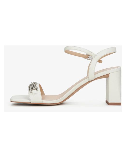 ESTRO White High Heel Sandals