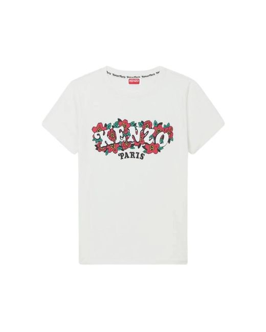 KENZO White T-Shirts