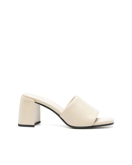 Heeled Mules Jimmy Choo de color White