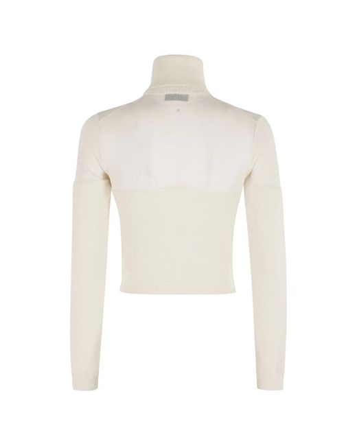 Elisabetta Franchi White Turtlenecks