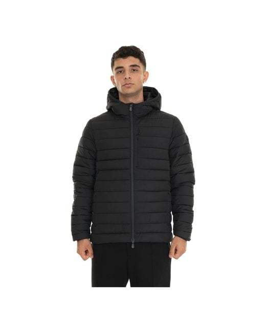 Save The Duck Black Winter Jackets for men