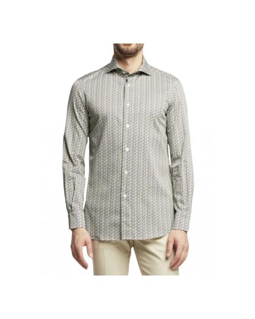 Emporio Armani Gray Casual Shirts for men