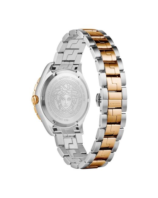 Versace Hellenyium Gmt in het Metallic voor heren