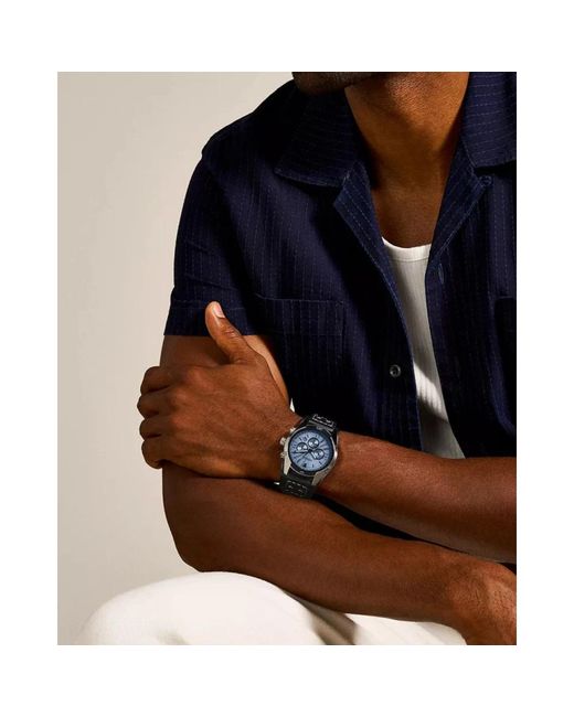 Fossil Coachman Ch2564 in het Blue voor heren