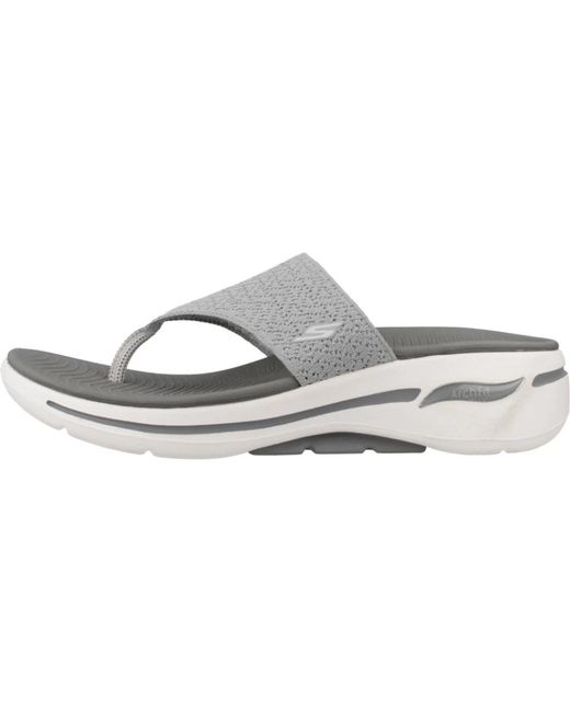 Shoes > flip flops & sliders > flip flops Skechers en coloris Gray