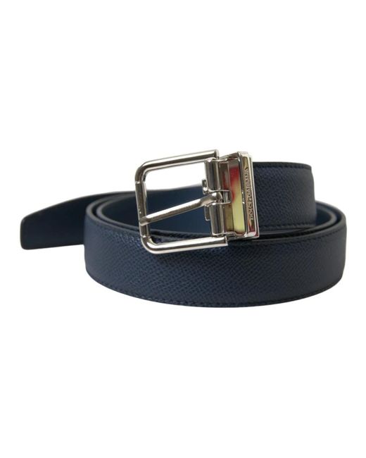Belts di Dolce & Gabbana in Blue da Uomo