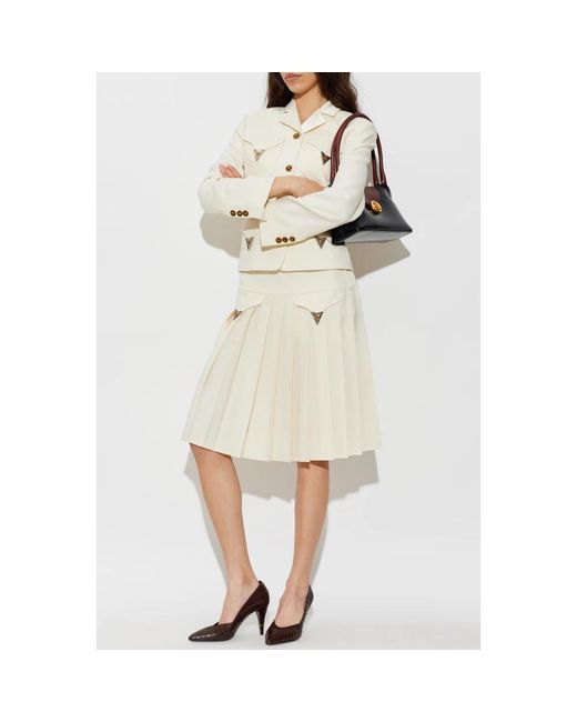 Midi Skirts Versace de color White