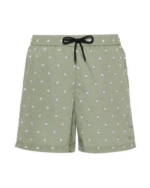 A.P.C. Green Casual Shorts for men