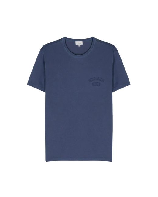 Woolrich Blue T-Shirts for men