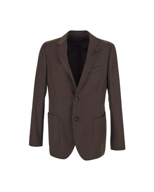 Lardini Woll- und kaschmir-klassikjacke in Brown für Herren