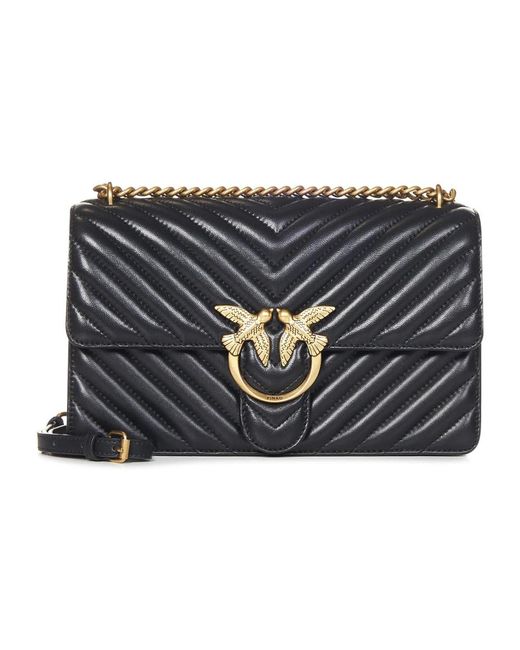 Pinko Metallic Shoulder Bags