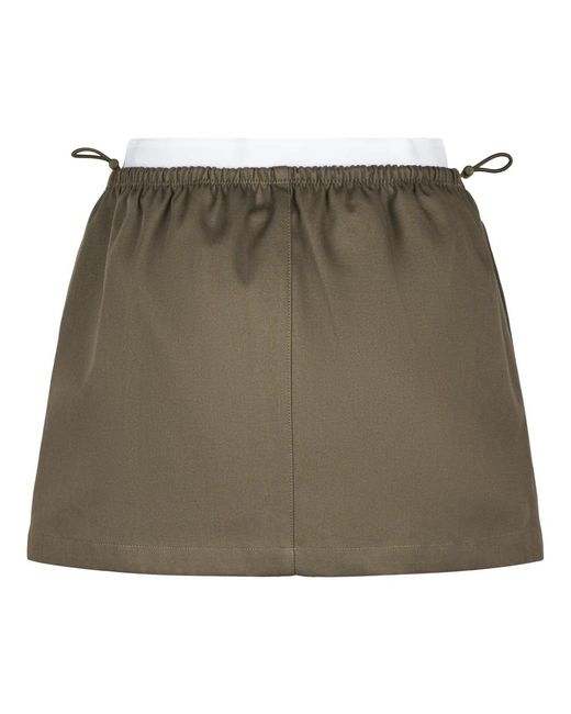 Alexander Wang Green Short Skirts