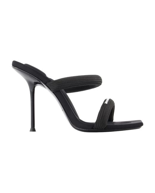 Alexander Wang Black Julie Sandals