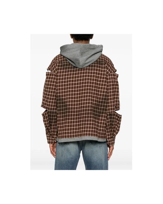 MADFRENZY Brown Casual Shirts for men