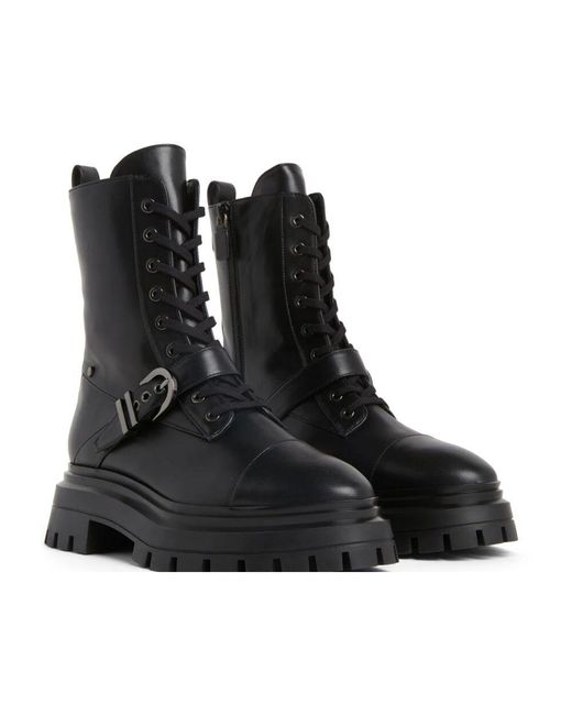 Stuart Weitzman Black Kühner bedford bootie mit metallic-akzenten