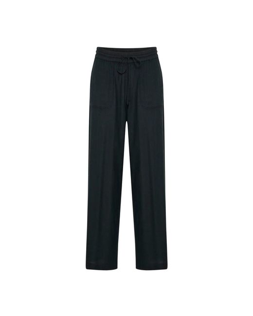Kaffe Black Wide Trousers