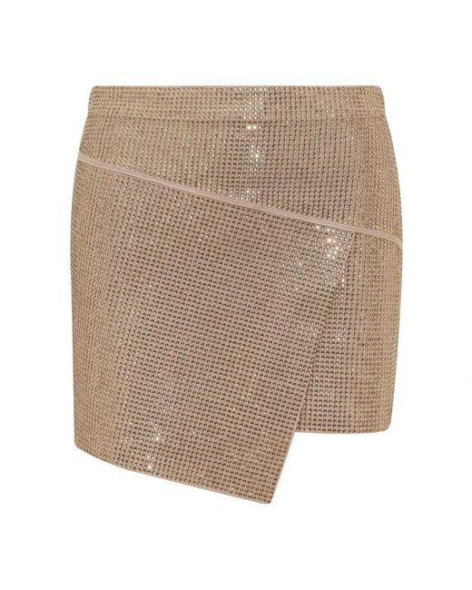 ANDREA ADAMO Natural Short skirts