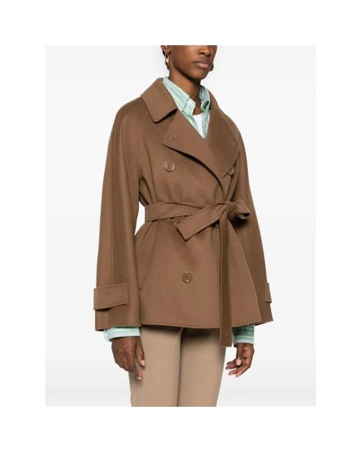 Max Mara Brown Light Jackets