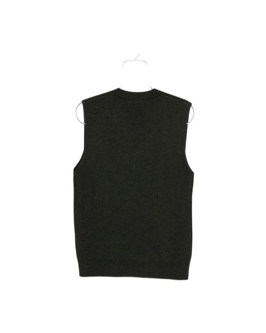 Barena Black Sleeveless Jumpers for men