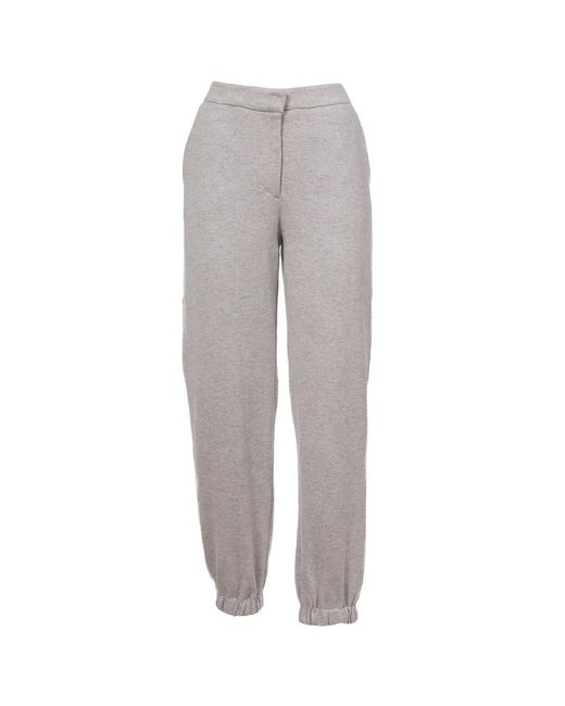 Sweatpants Le Tricot Perugia de color Gray