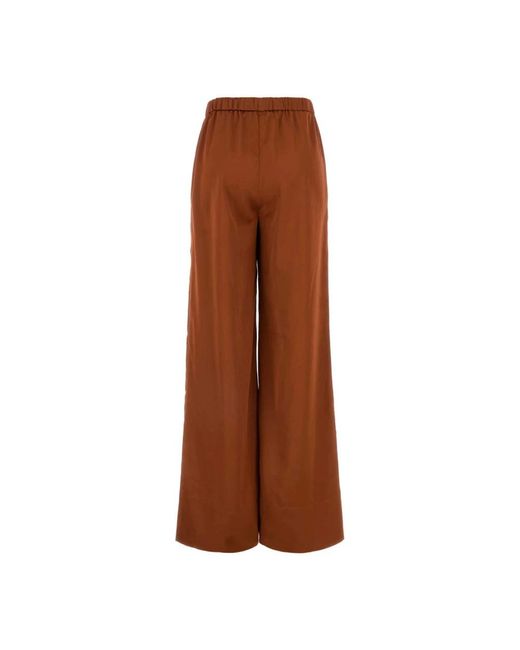 THE NINA STUDIO Brown Wide Trousers