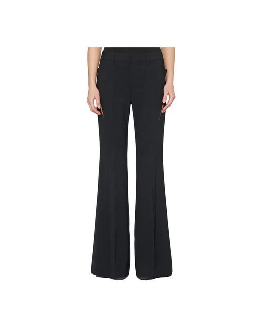 Wide Trousers DSquared² en coloris Black