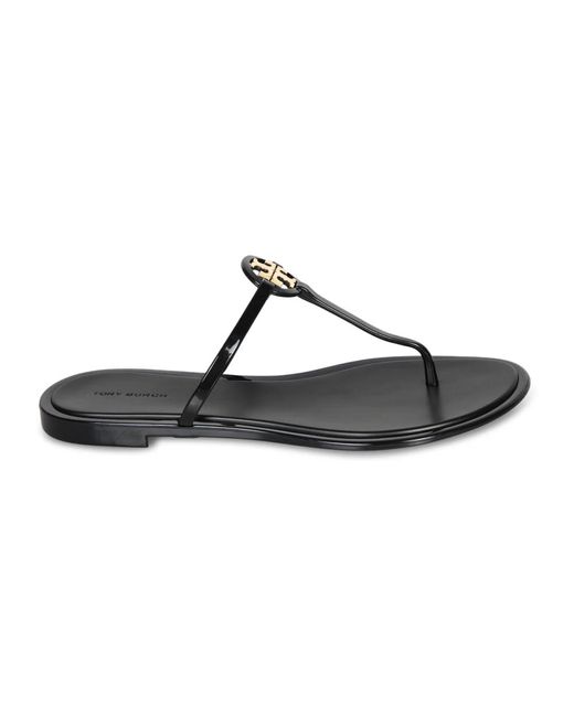 Tory Burch Flip Flops in het Black