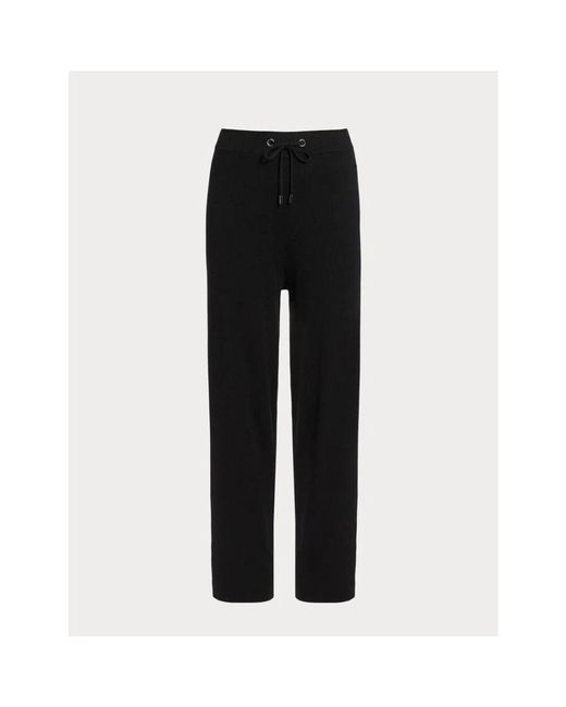 Straight Trousers di Marina Rinaldi in Black