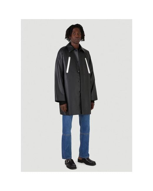 Wynn Hamlyn Black Single-Breasted Coats for men