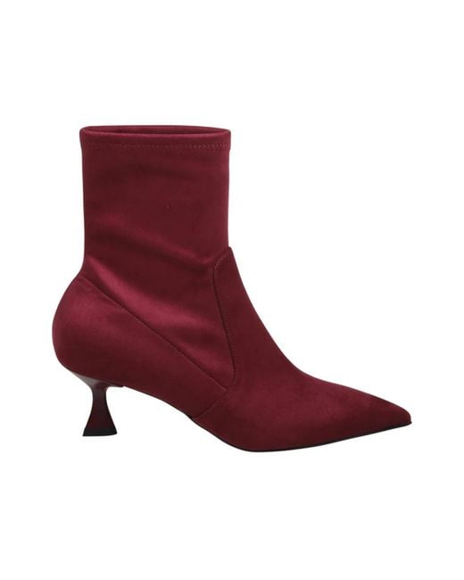 Sergio Levantesi Red Heeled Boots