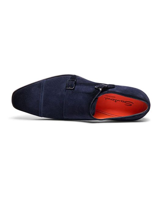 Business Shoes di Santoni in Blue da Uomo