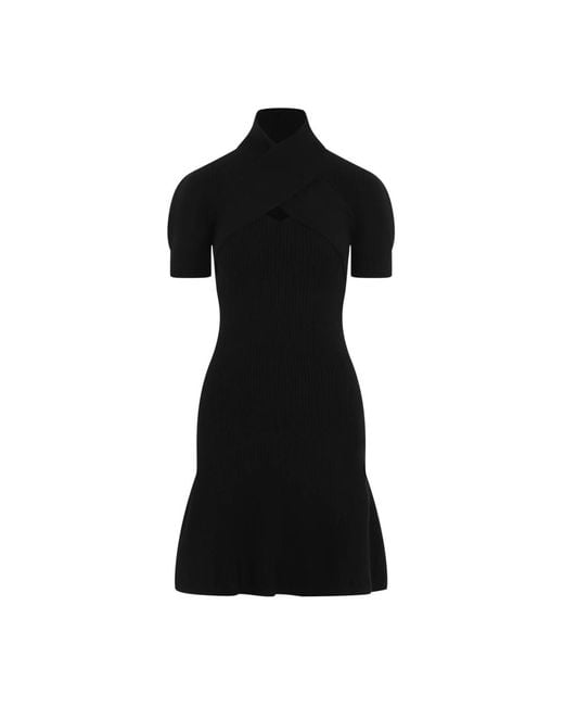 Patou Black Short Dresses