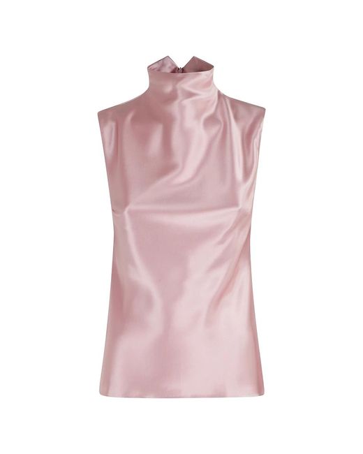 Sleeveless Tops di Nanushka in Pink