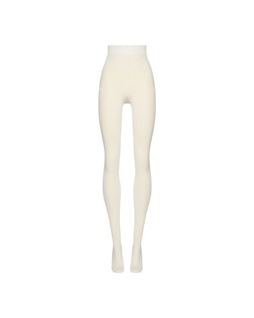 Wolford Natural Cotton Rib Tights