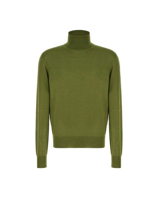 Saint Laurent Green Turtlenecks for men