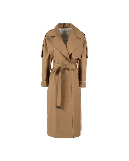 Max Mara Utrench Impermeabile in het Natural