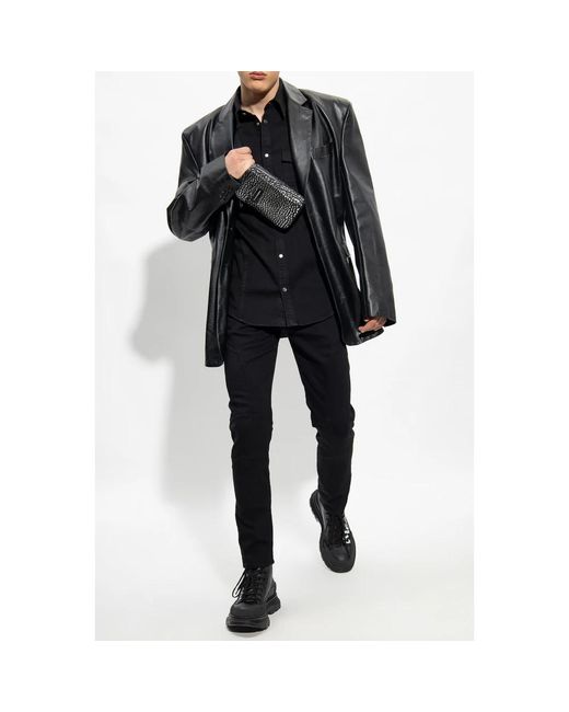 Slim-Fit Jeans Alexander McQueen de hombre de color Black