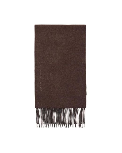 Samsøe & Samsøe Brown Winter Scarves