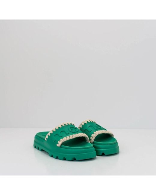 Shoes > flip flops & sliders > sliders Mou en coloris Green