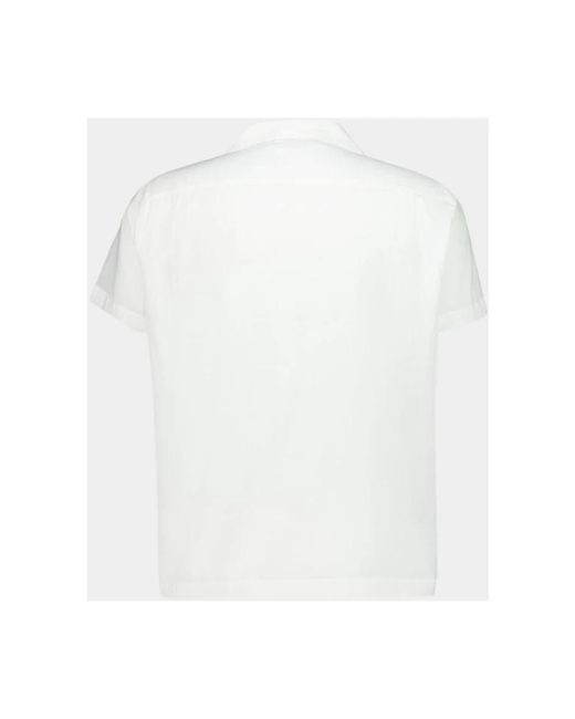 Bode Short Sleeve Shirts in het White voor heren