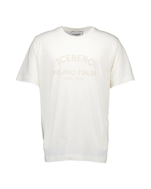 Tops > t-shirts Iceberg pour homme en coloris White